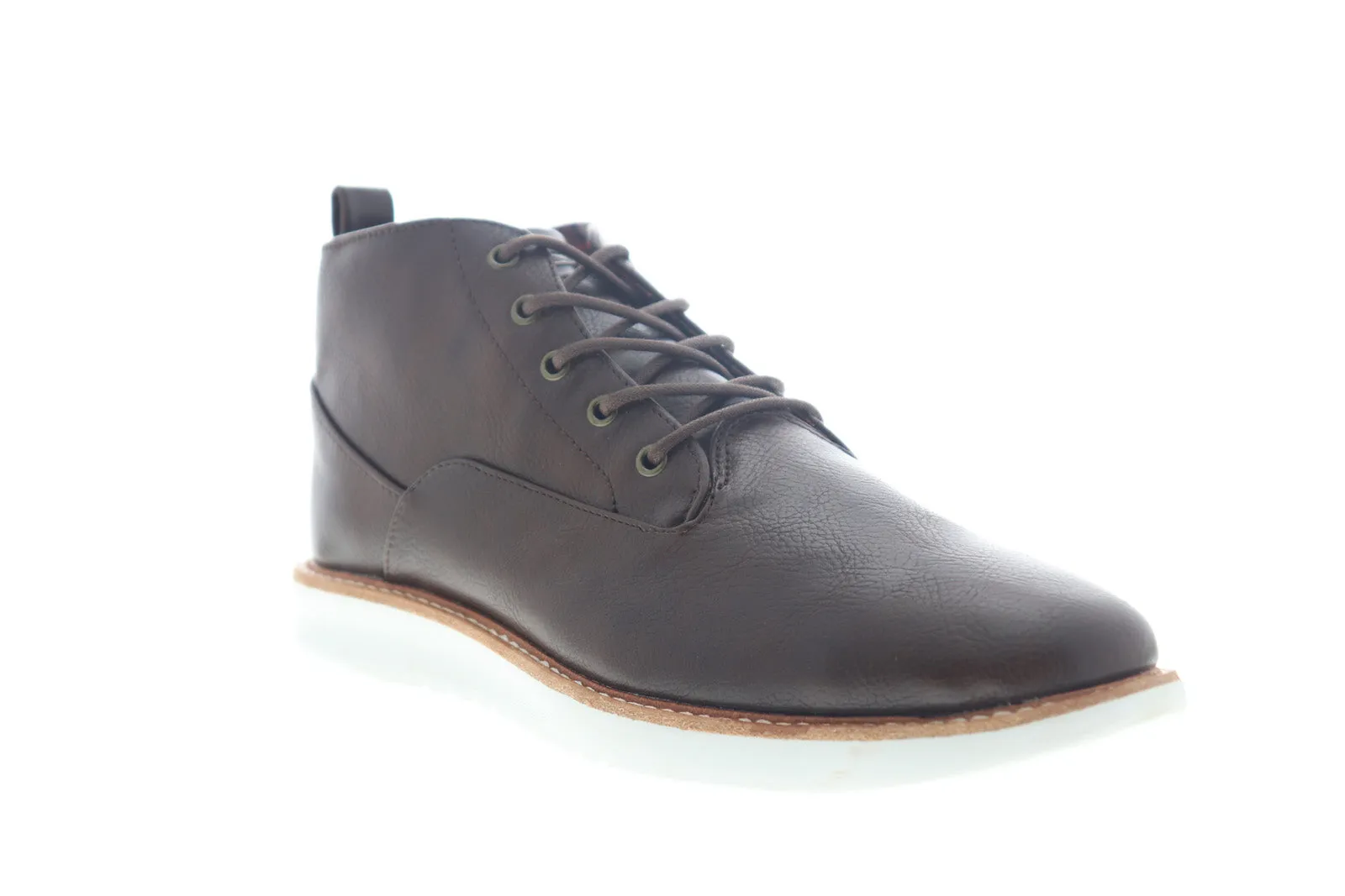 Ben Sherman Omega Men's Brown Leather Casual Chukka Boots