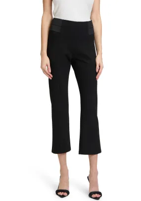 Betty Barclay Cropped Flare Trousers, Black