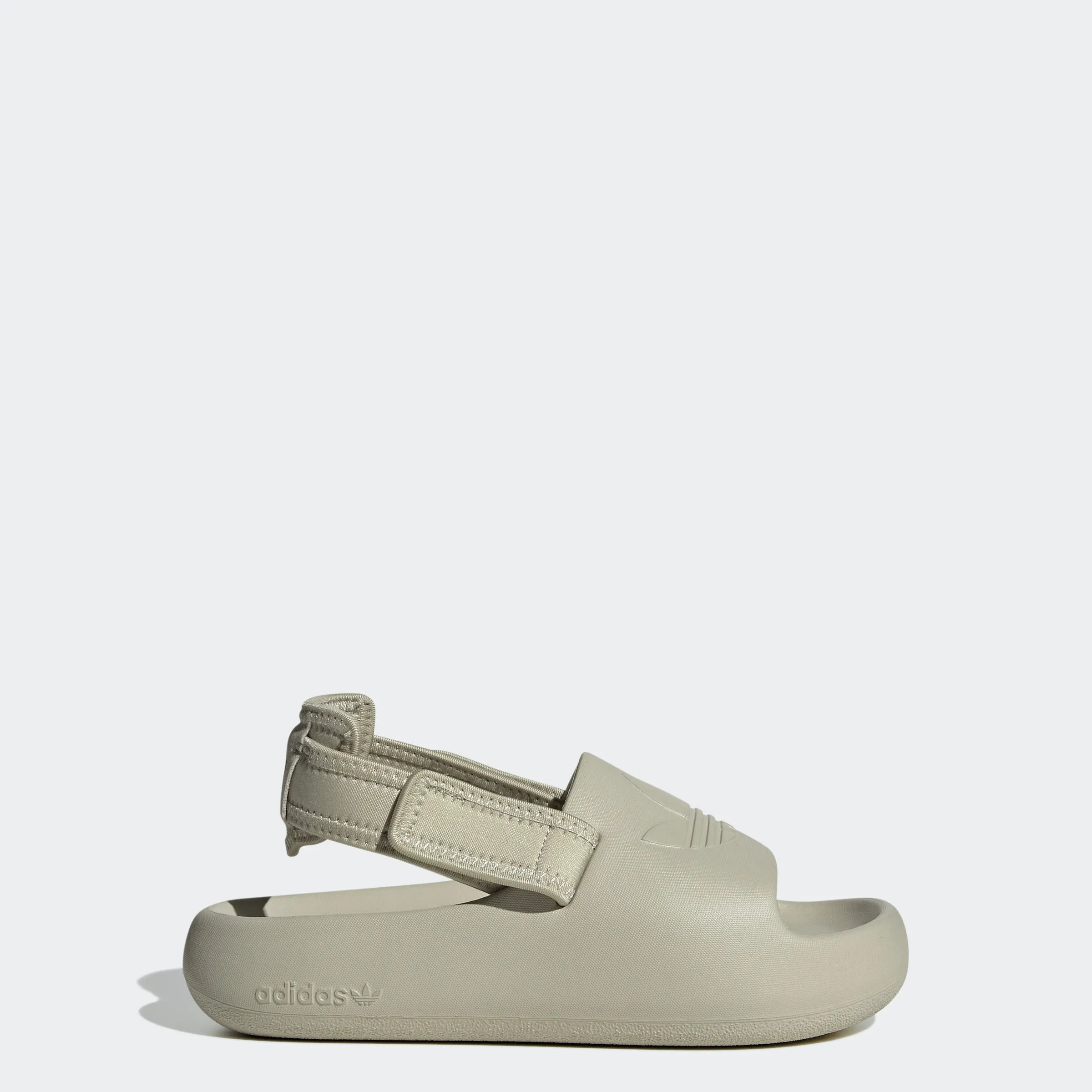 Big Kids adidas Originals Adifom Adilette Slides Putty Grey