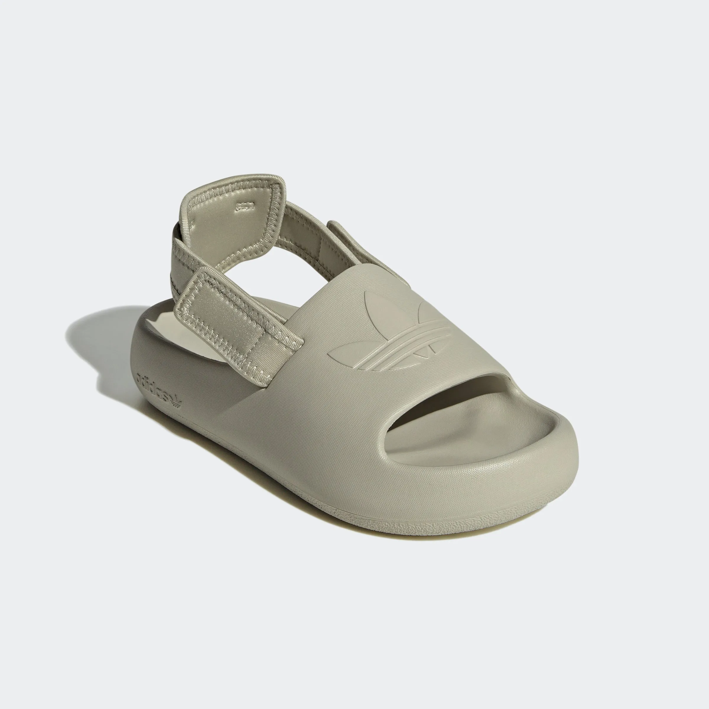 Big Kids adidas Originals Adifom Adilette Slides Putty Grey