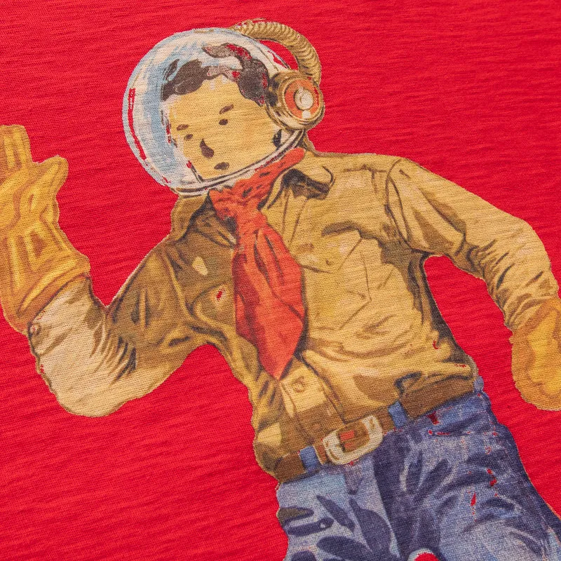 Billionaire Boys Club Astro Wrangler Knit Tee - Racing Red