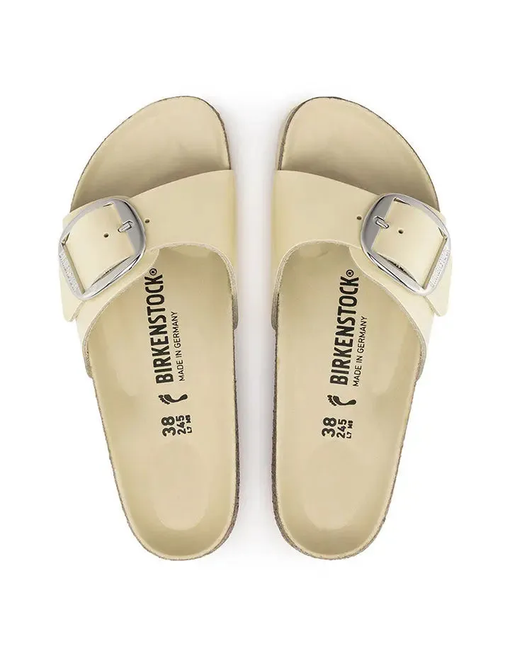 Birkenstock Madrid Big Buckle Narrow Lena High Shine Butter HEX - Women's Sandal