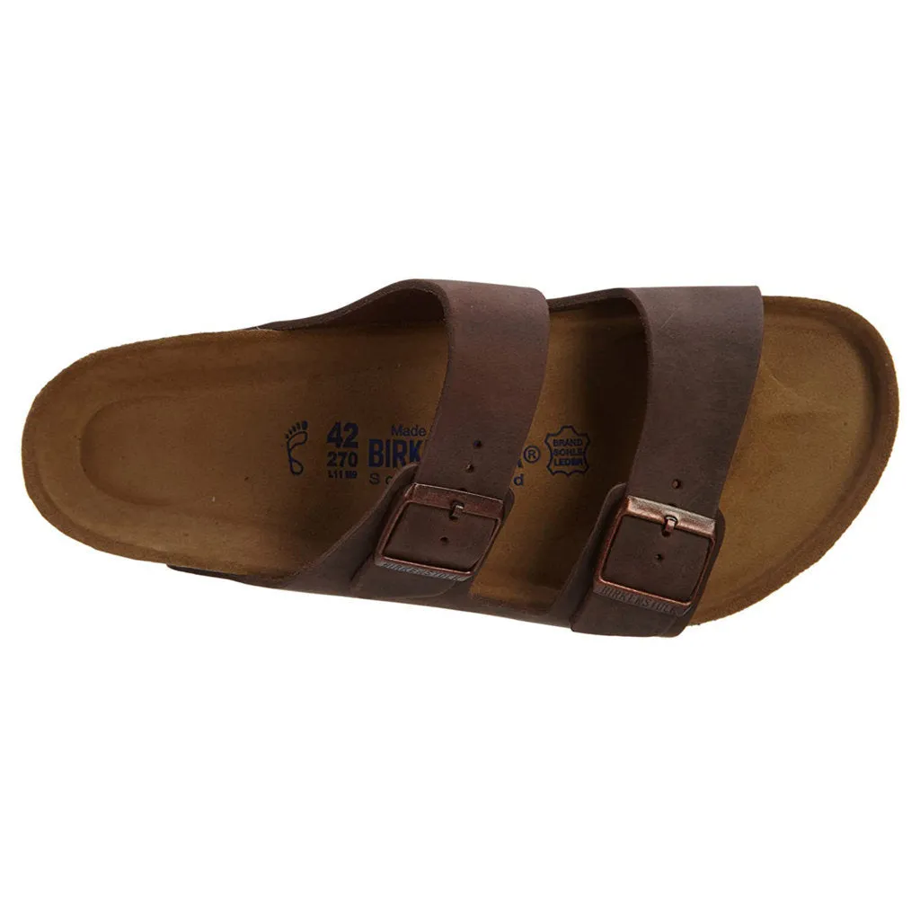 Birkenstock Unisex Sandals Arizona BS Casual Buckles Straps Slides Oiled Nubuck - UK 5