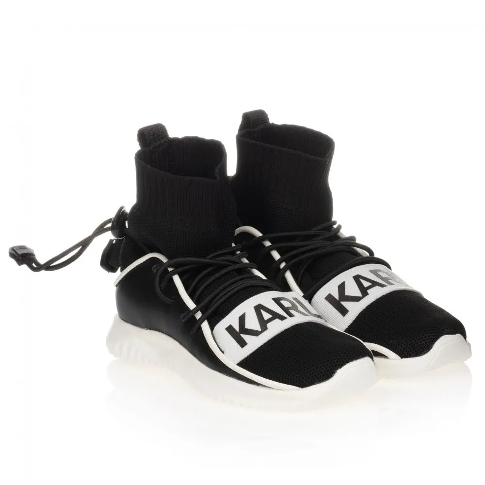 Black & White Sock Trainers