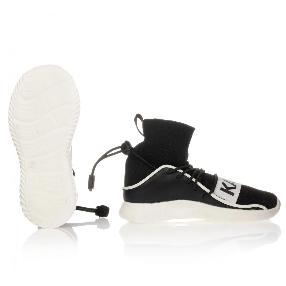 Black & White Sock Trainers