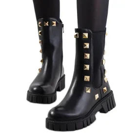 Pinhais black boots