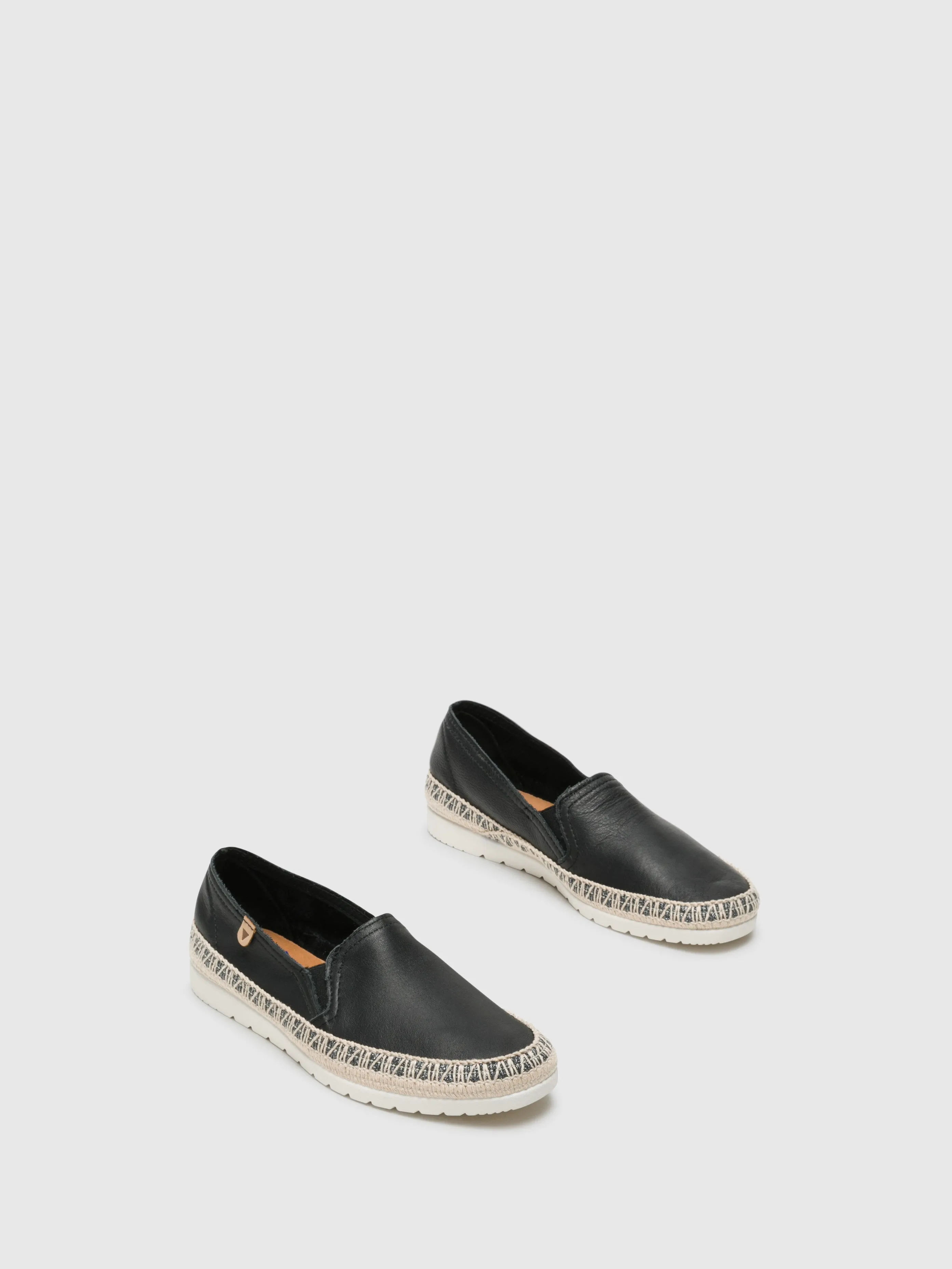 Black Elasticated Espadrilles