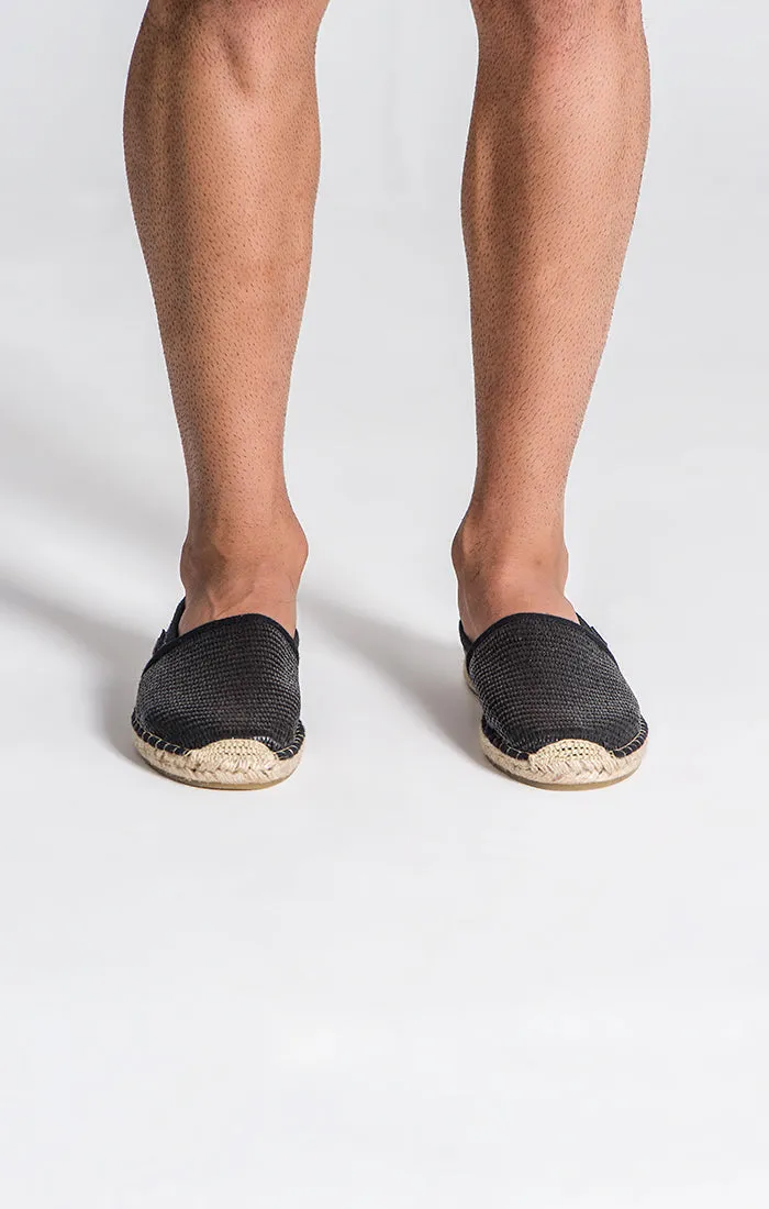 Black Artisan Espadrilles