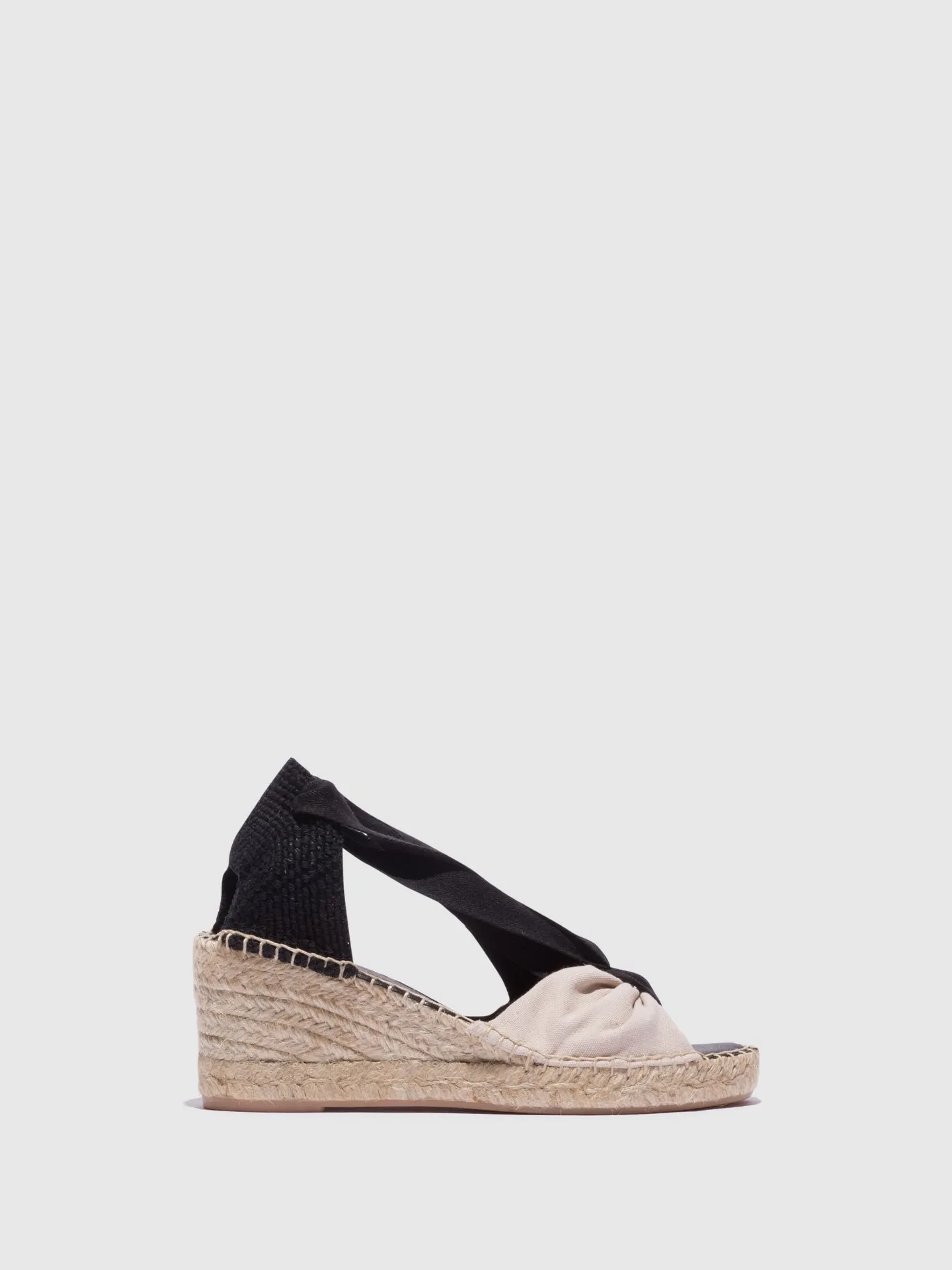 Black Wedge Espadrilles