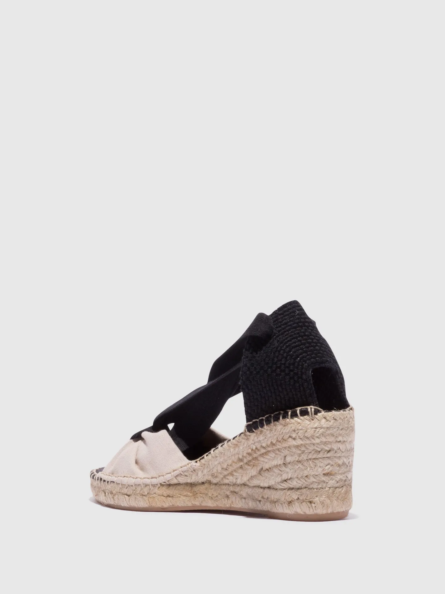 Black Wedge Espadrilles