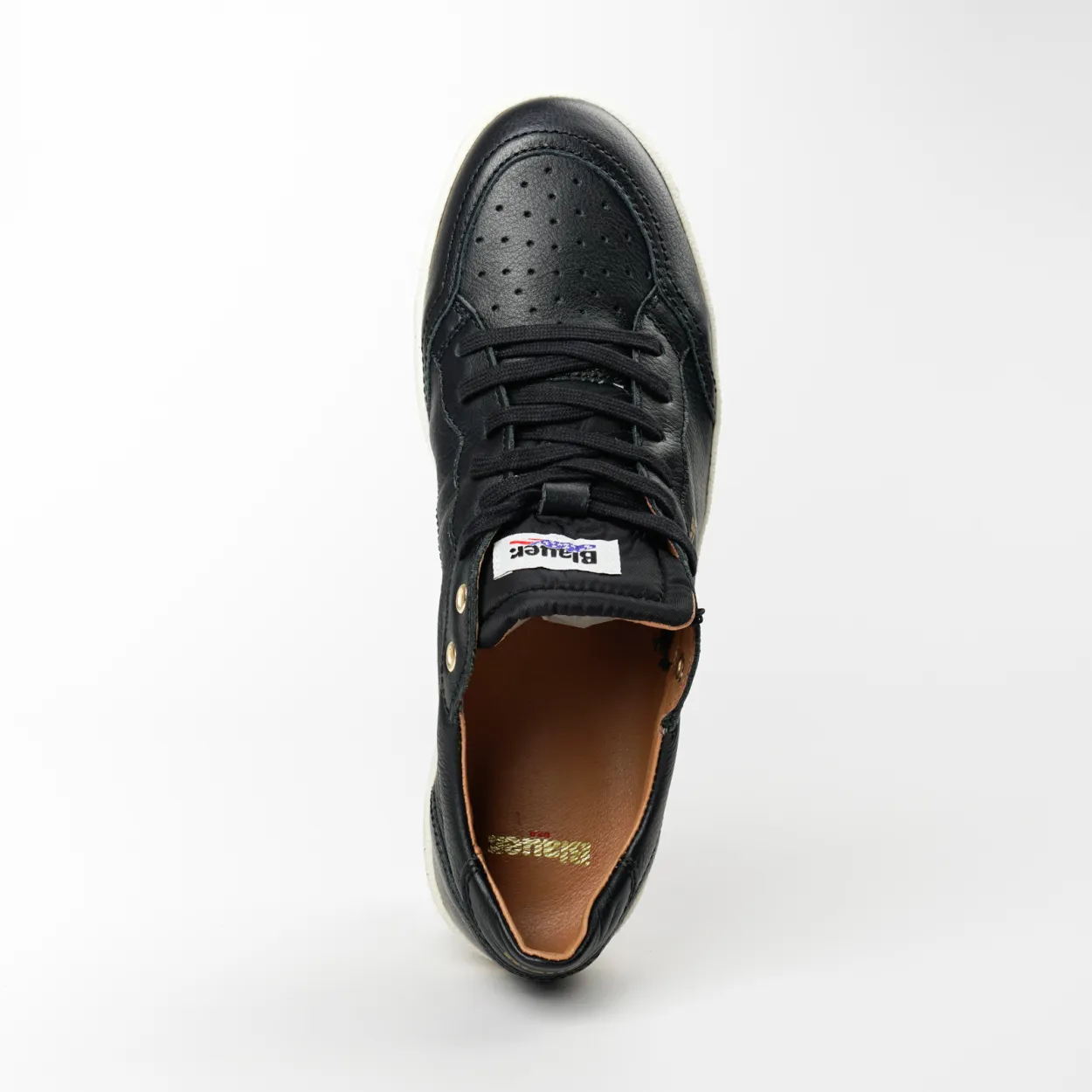 BLAUER USA Leather Sneakers in Black