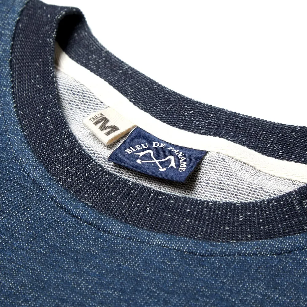 Bleu de Paname Heather Knit SweatIndigo