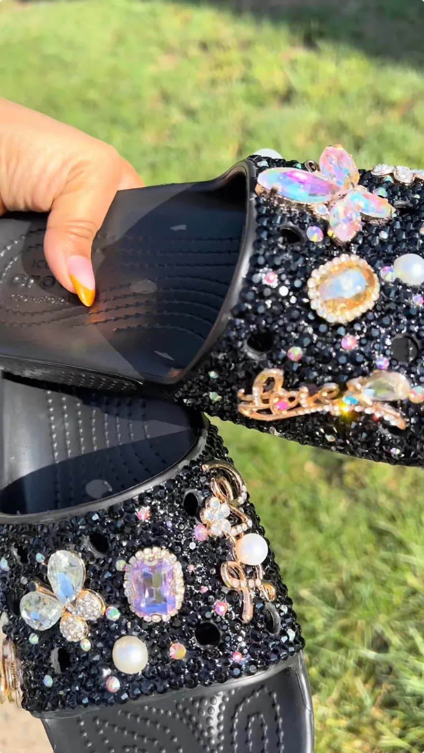 Bling Croc Slides