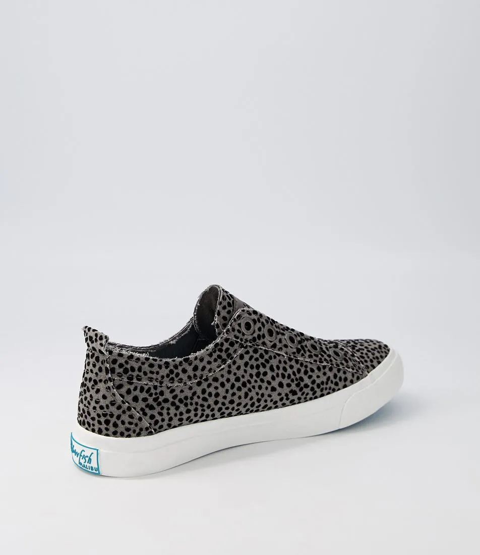 BLOWFISH Playwire Grey Canvas Sneakers