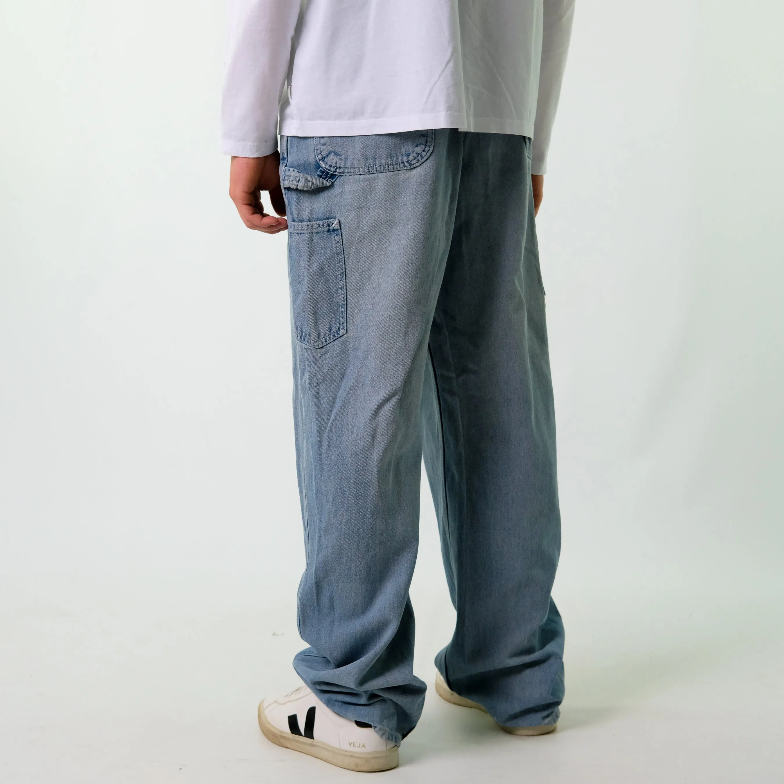 Blue y2ks Carhartt Denim Carpenter Jeans Baggy Pants (40x32)