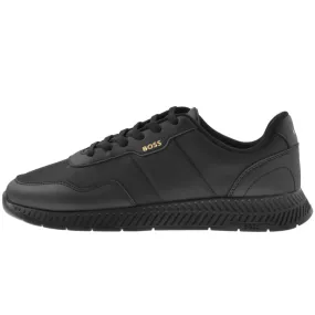 BOSS Titanium Runn Trainers Black