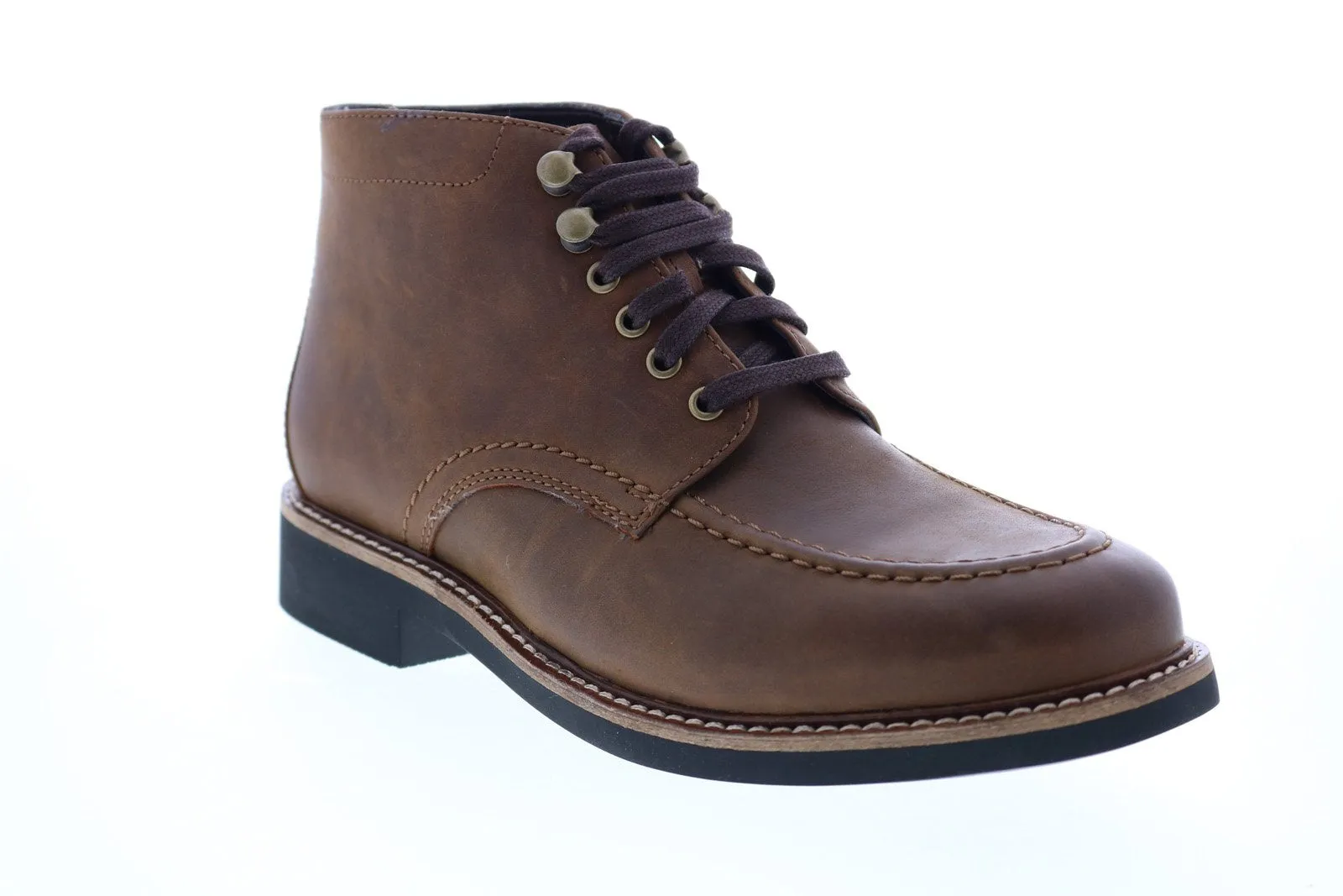 Bostonian Men's Brown Leather Chukka Boots, Lace-Up Mid Product Code 26145095