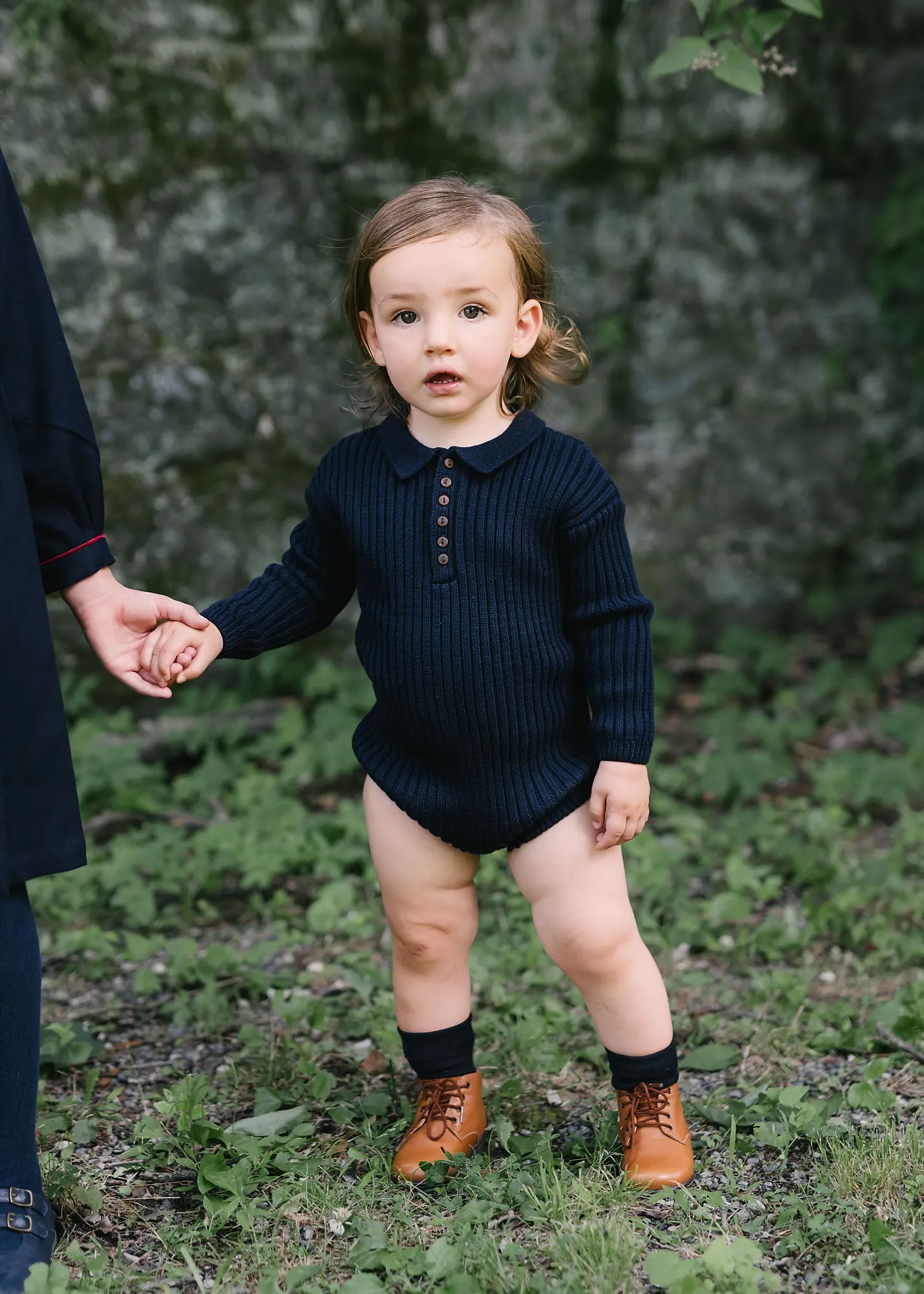 Boys Knit Romper