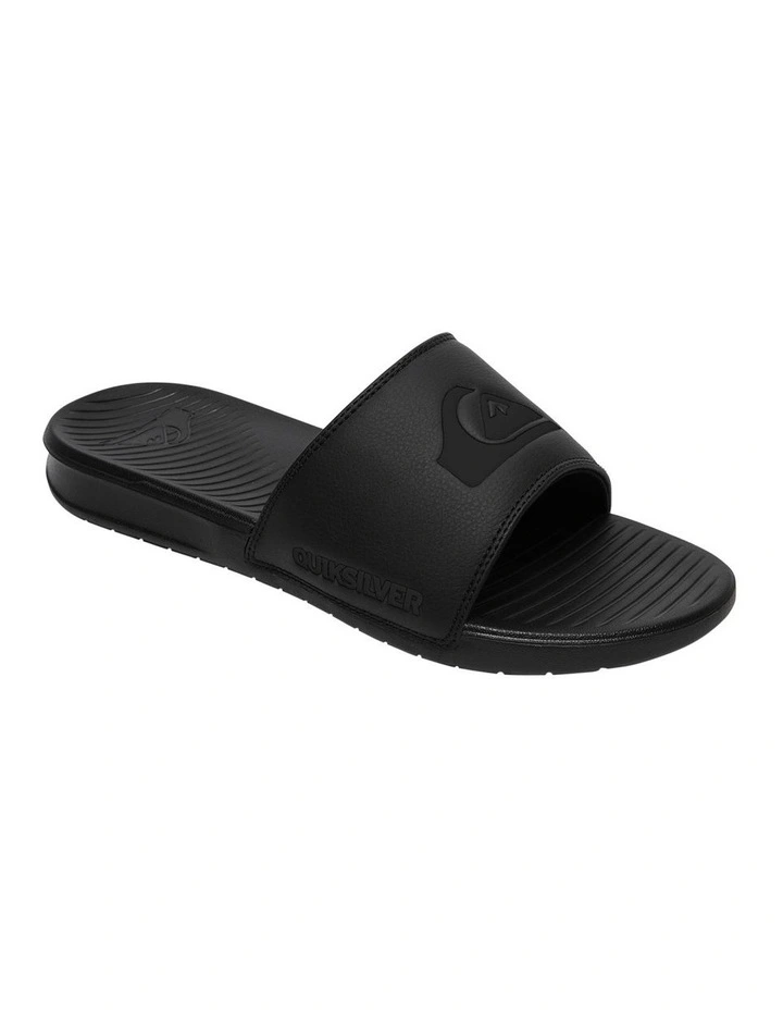 Bright Coast Slides in Solid Black