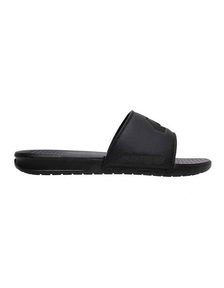 Bright Coast Slides in Solid Black