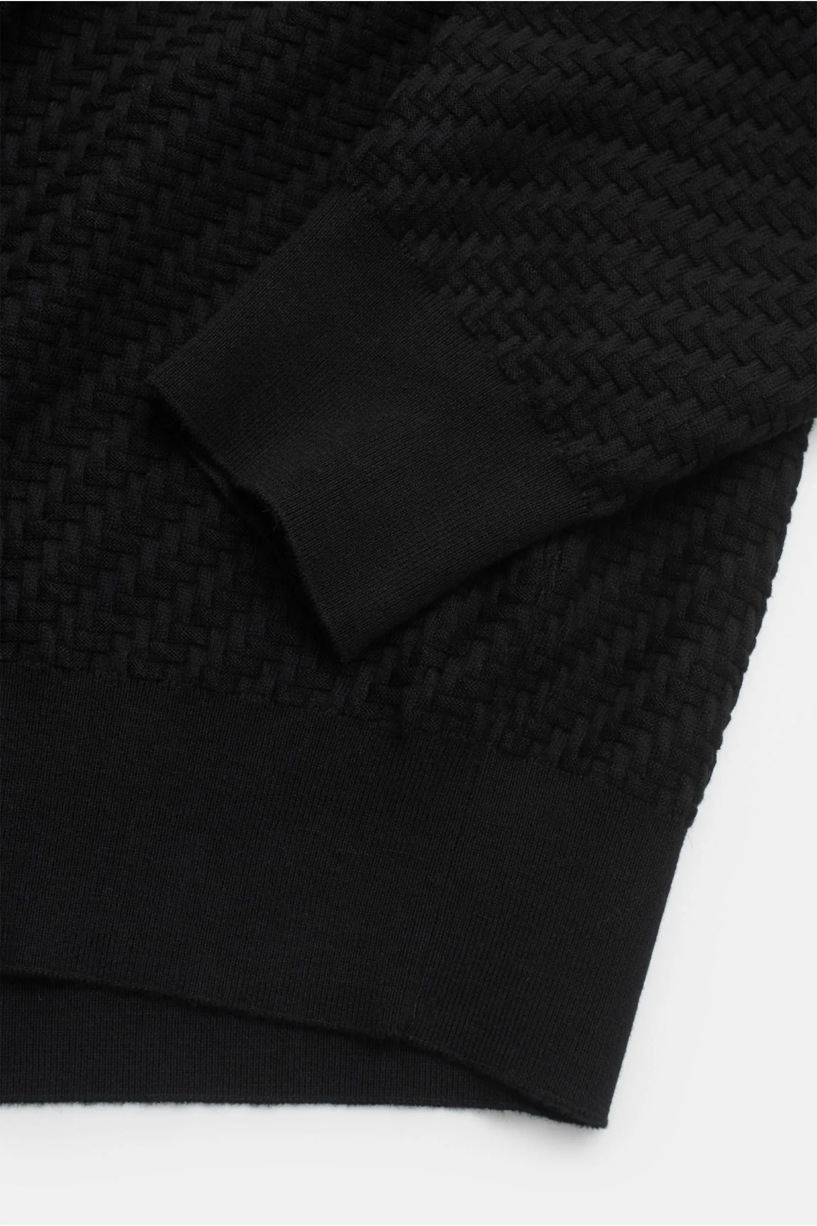 BRIONI Knit polo black