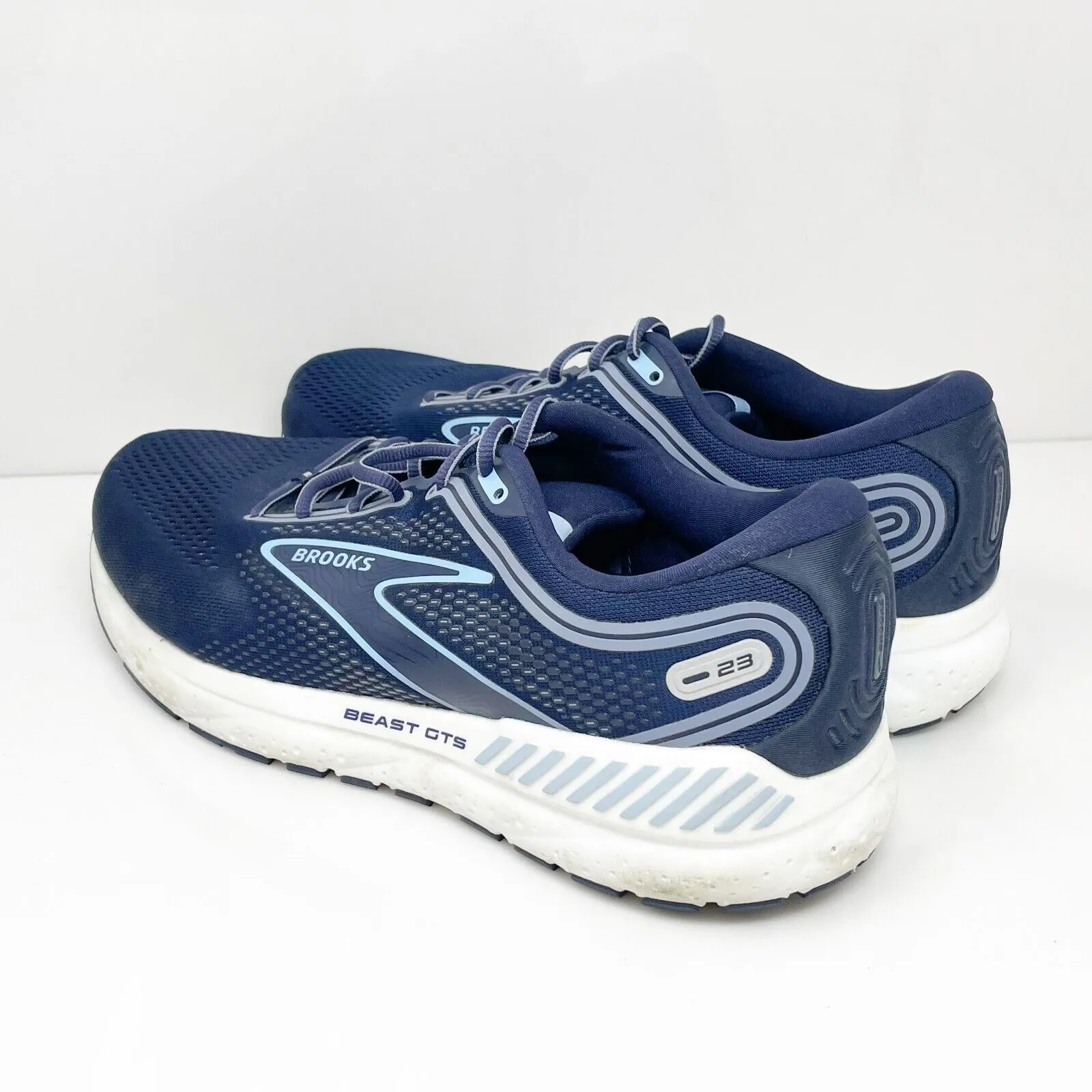 Brooks Mens Beast GTS 23 1104012E495 Blue Running Shoes Sneakers Size 11 2E