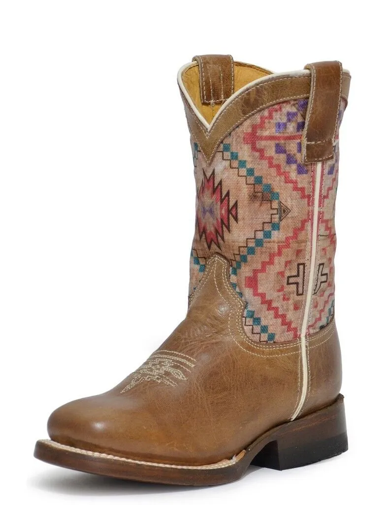 Brown Aztec Children's Boots