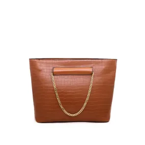 Brown Casual Shoulder Bag P54539