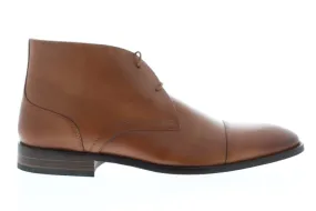 Brown Leather Lace Up Chukka Boots for Men by Bostonian Dezmin Mid