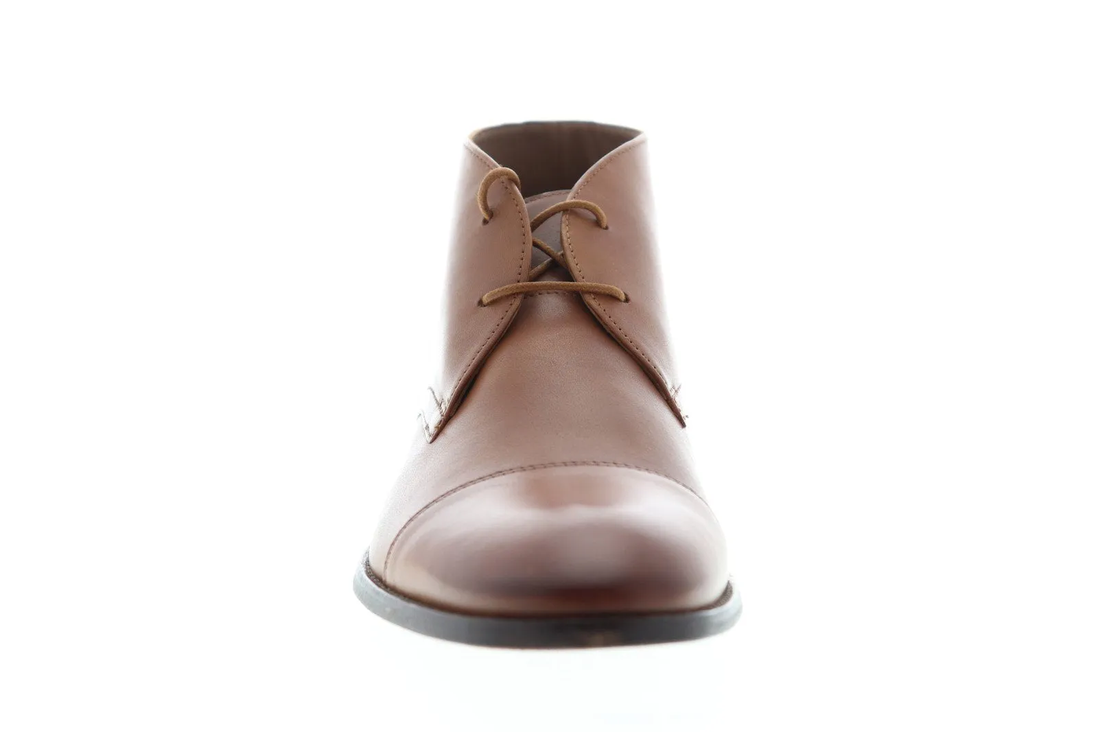 Brown Leather Lace Up Chukka Boots for Men by Bostonian Dezmin Mid