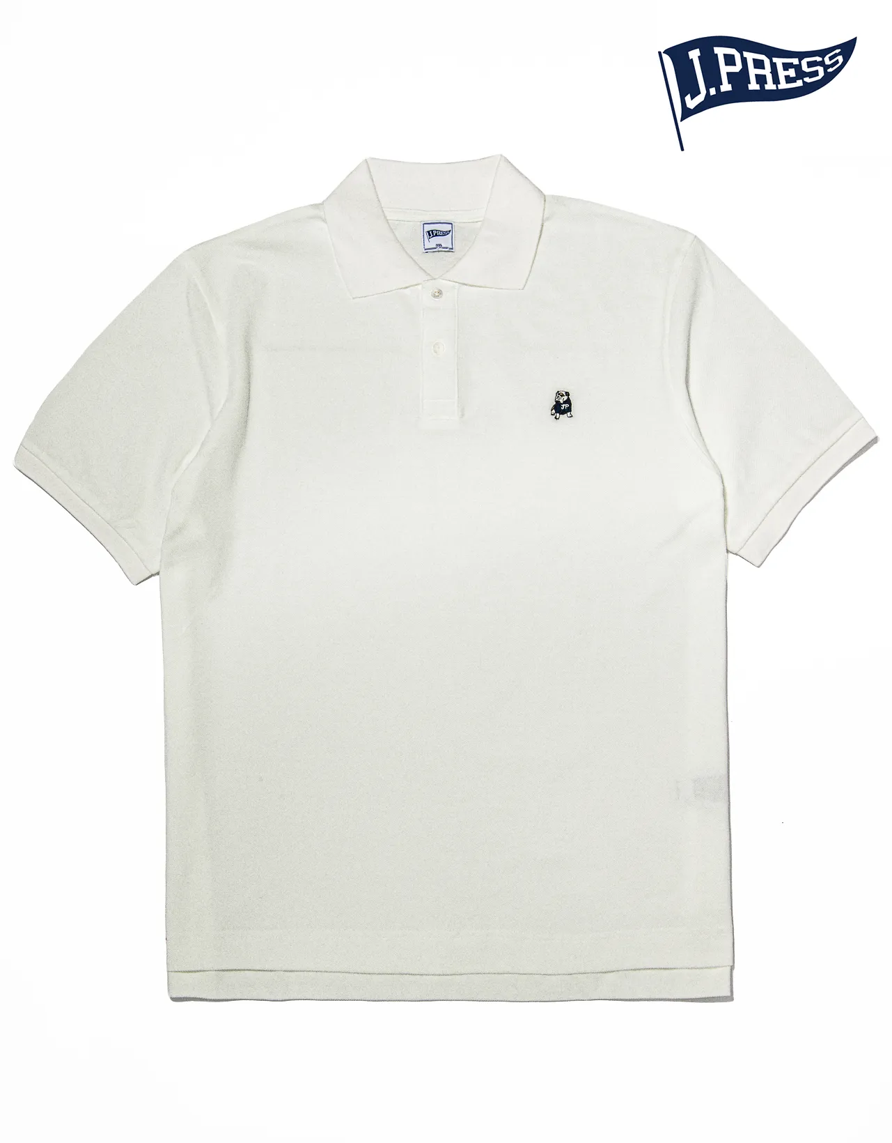 BULLDOG POLO SHIRT - WHITE