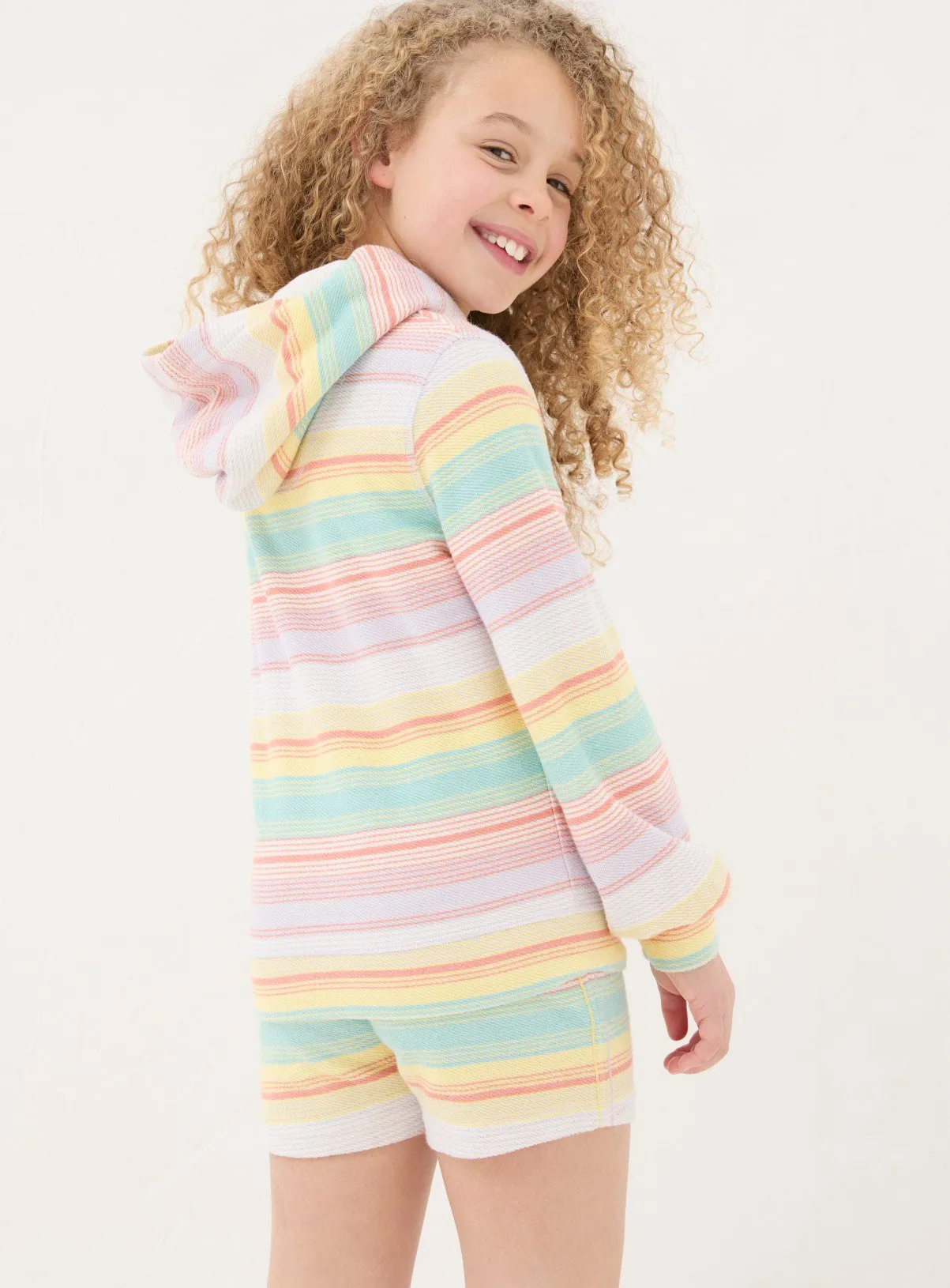 Textured Stripe Popover Sweat for 12-13 years by FATFACE