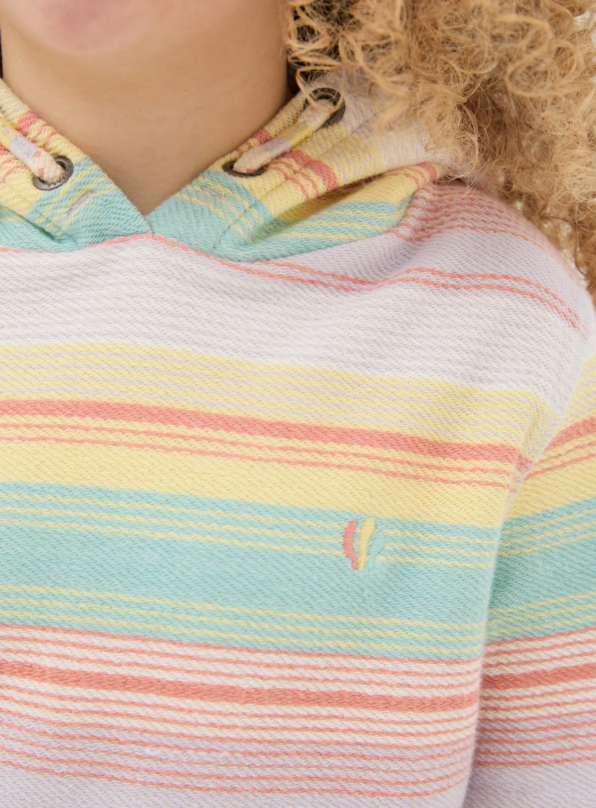 Textured Stripe Popover Sweat for 12-13 years by FATFACE