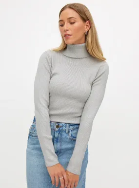 Soft Touch Ribbed Roll Neck Jumper in size 20 by Tu