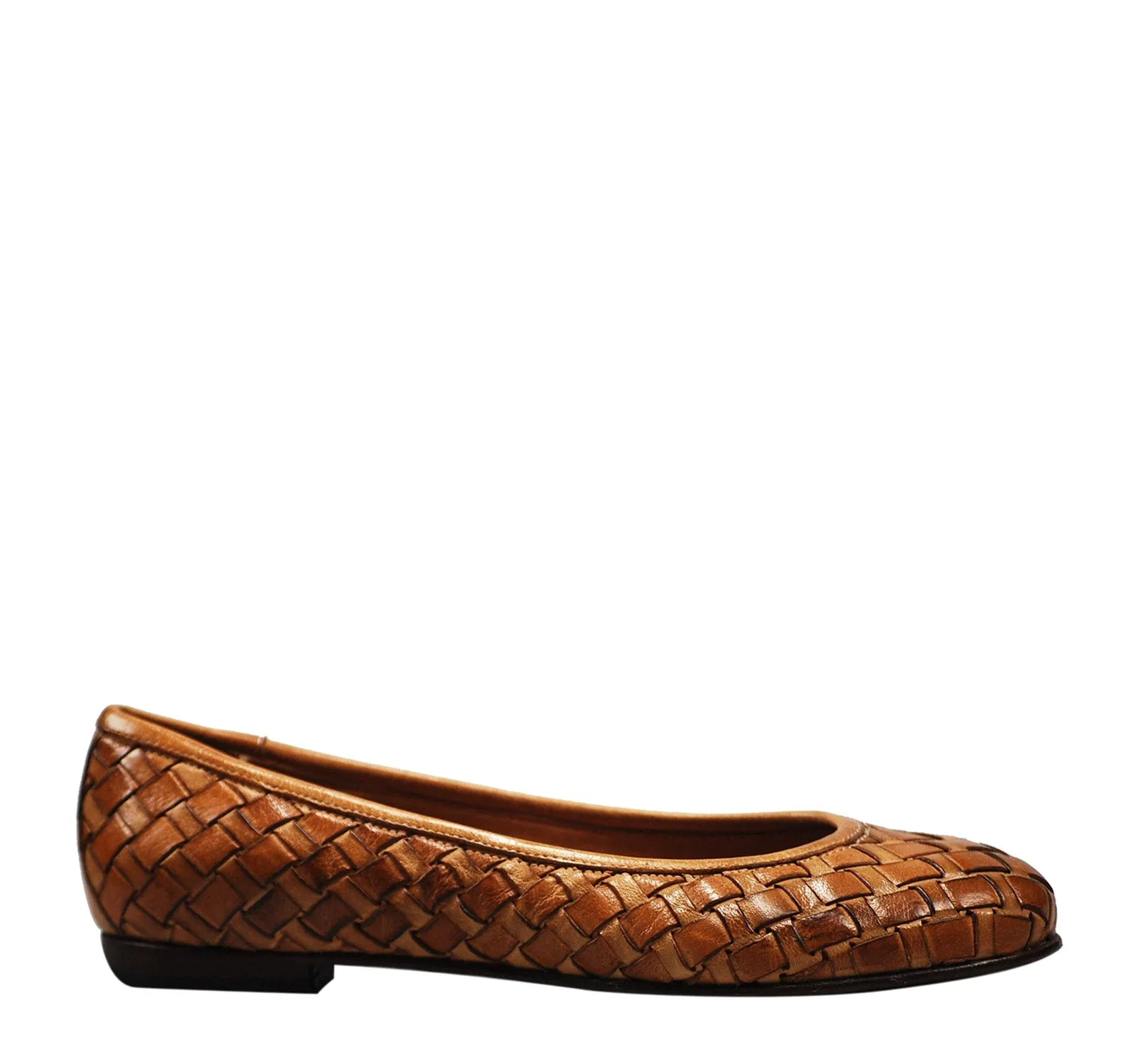 Toscana Melania Woven Flat Shoes