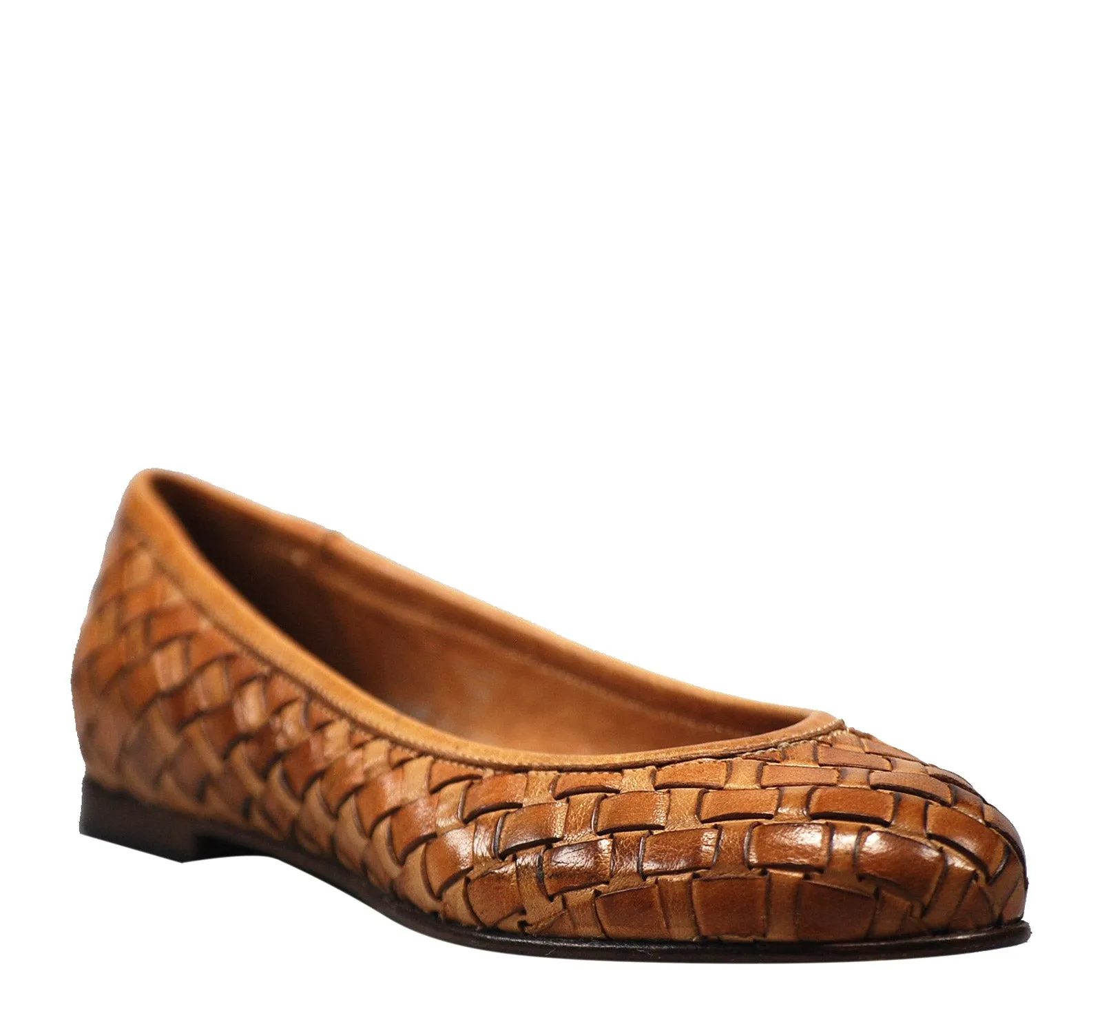 Toscana Melania Woven Flat Shoes