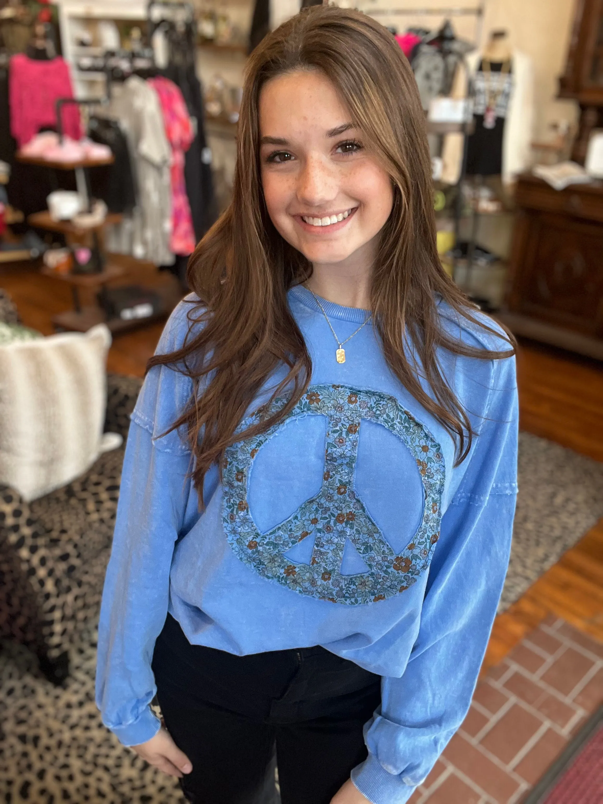 Candy Peace Sweatshirt -> Sweet Peaceful Sweater