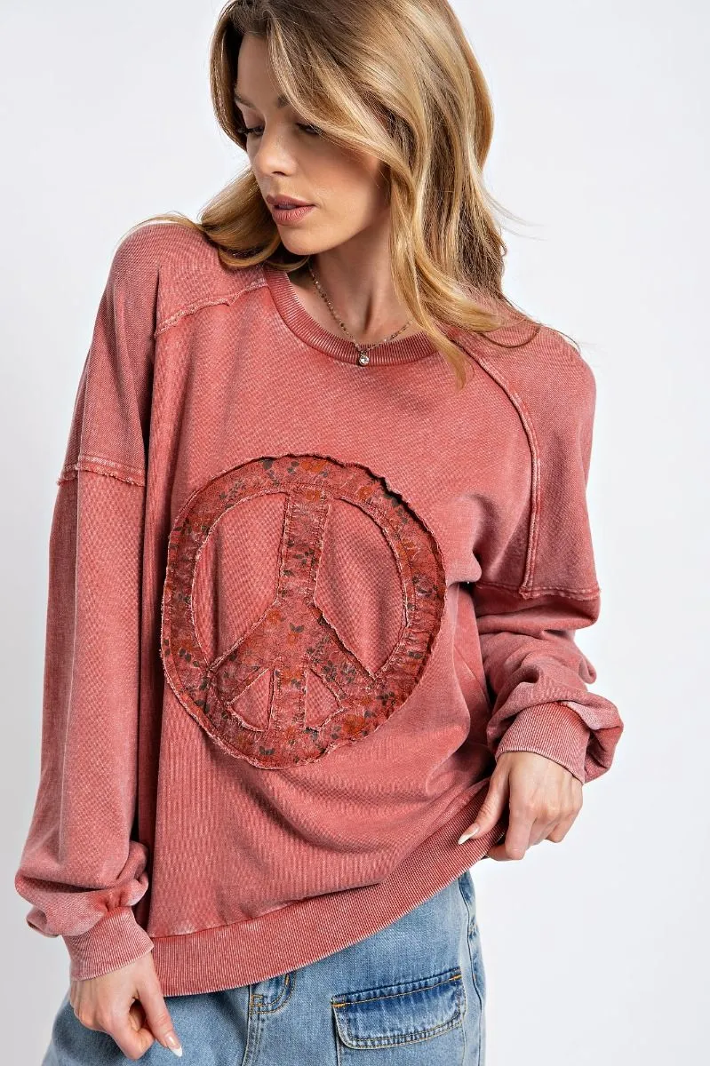 Candy Peace Sweatshirt -> Sweet Peaceful Sweater