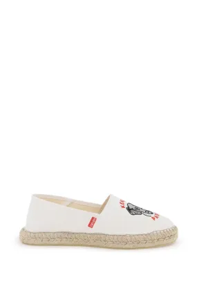 Canvas Espadrilles With Embroidered Logo