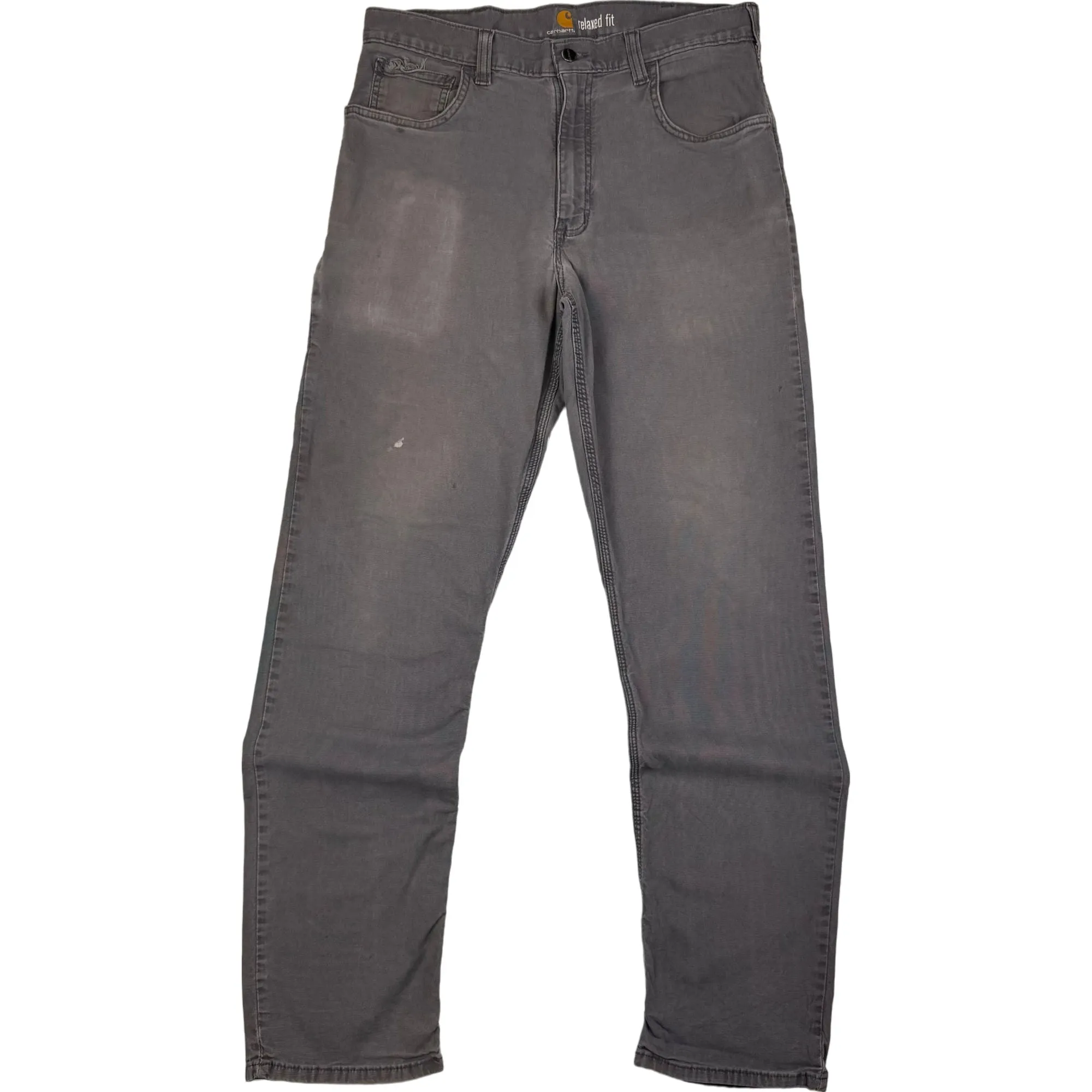 Carhartt Relaxed Fit Workwear Carpenter Trousers Grey