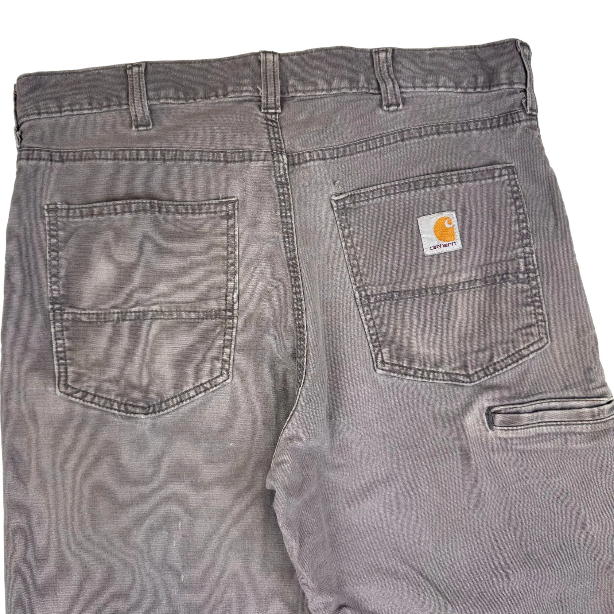 Carhartt Relaxed Fit Workwear Carpenter Trousers Grey