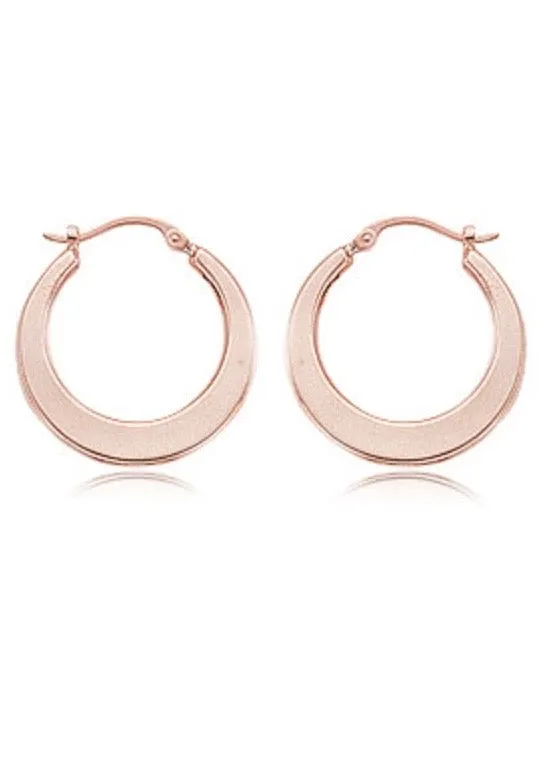 Carla Corp | 14k Flat Hoop