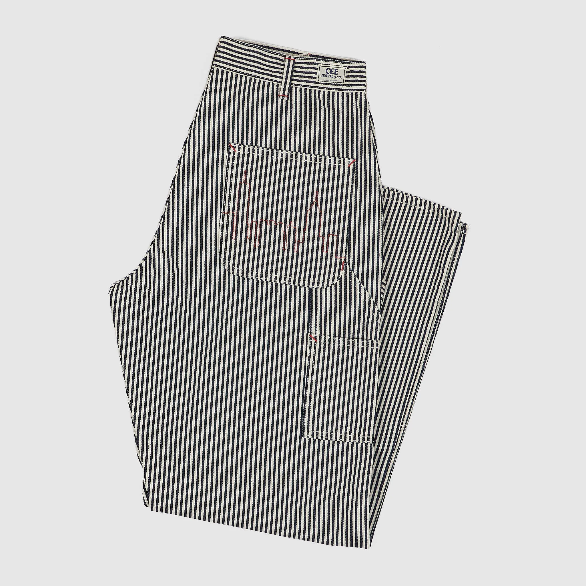 Carpenter Hickory Stripe Jeans - Cee Jeanss & Co.