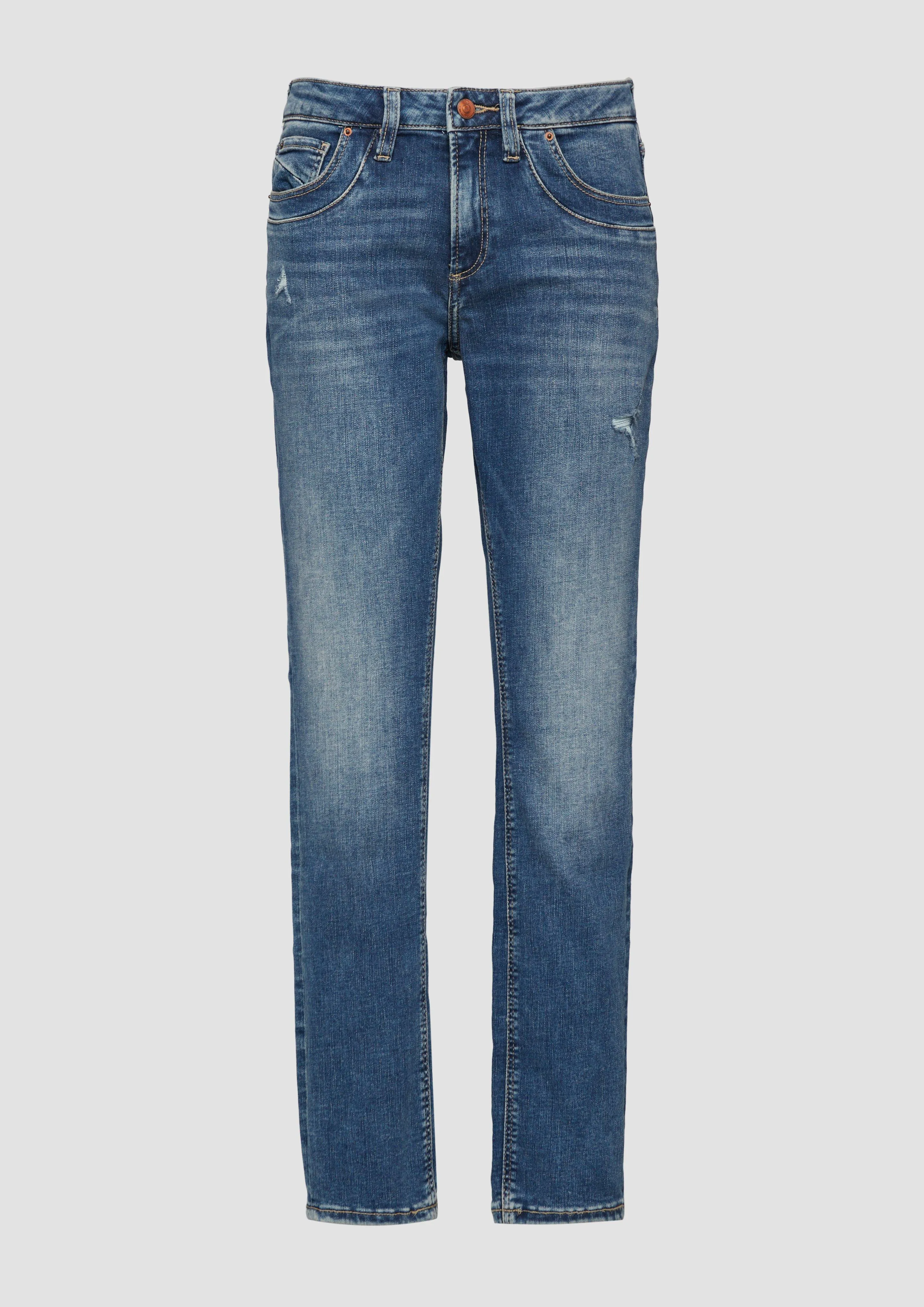 Catie jeans / slim fit / mid rise / slim leg / vintage effect