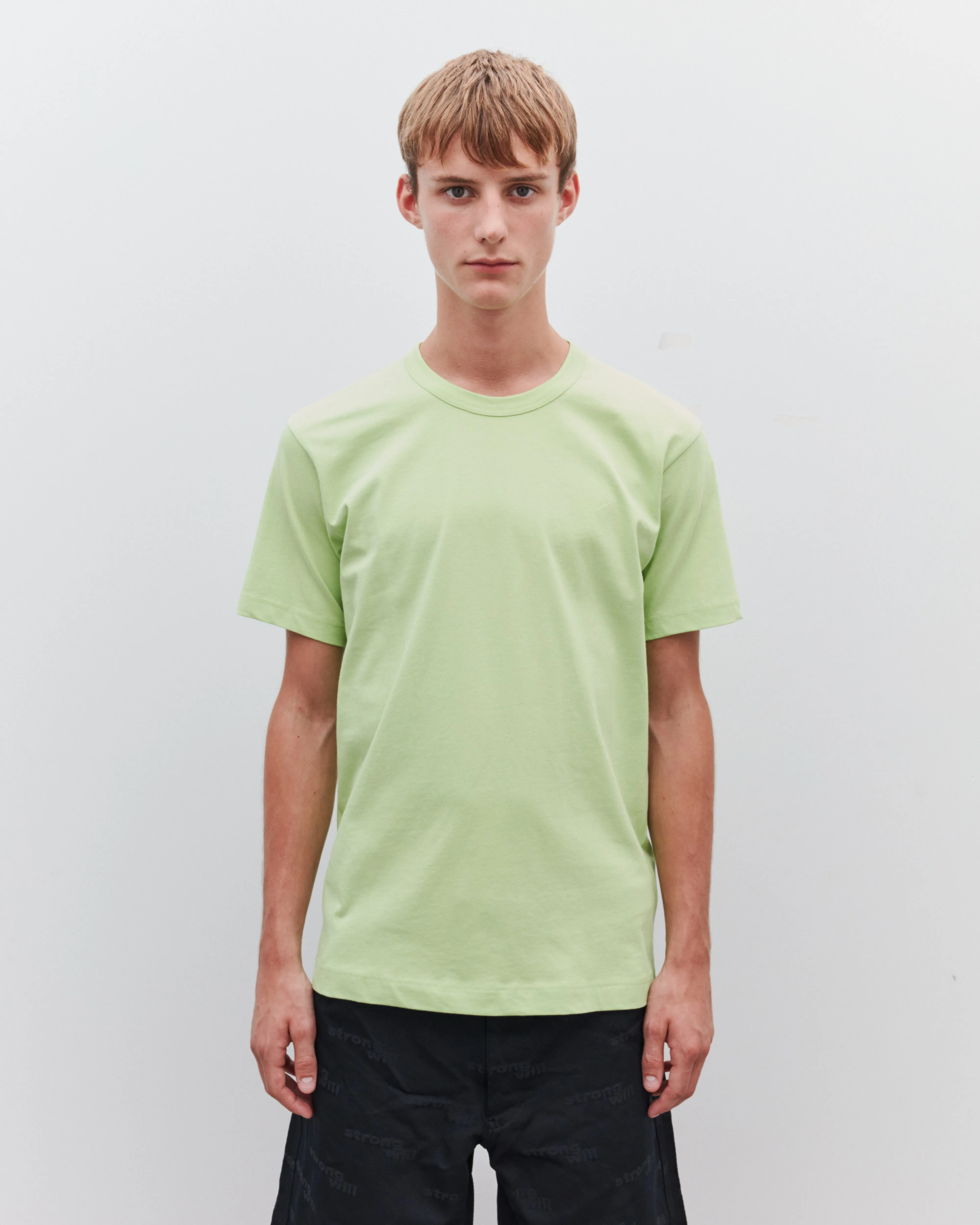 CDG Shirt Men's Logo T-Shirt  Green