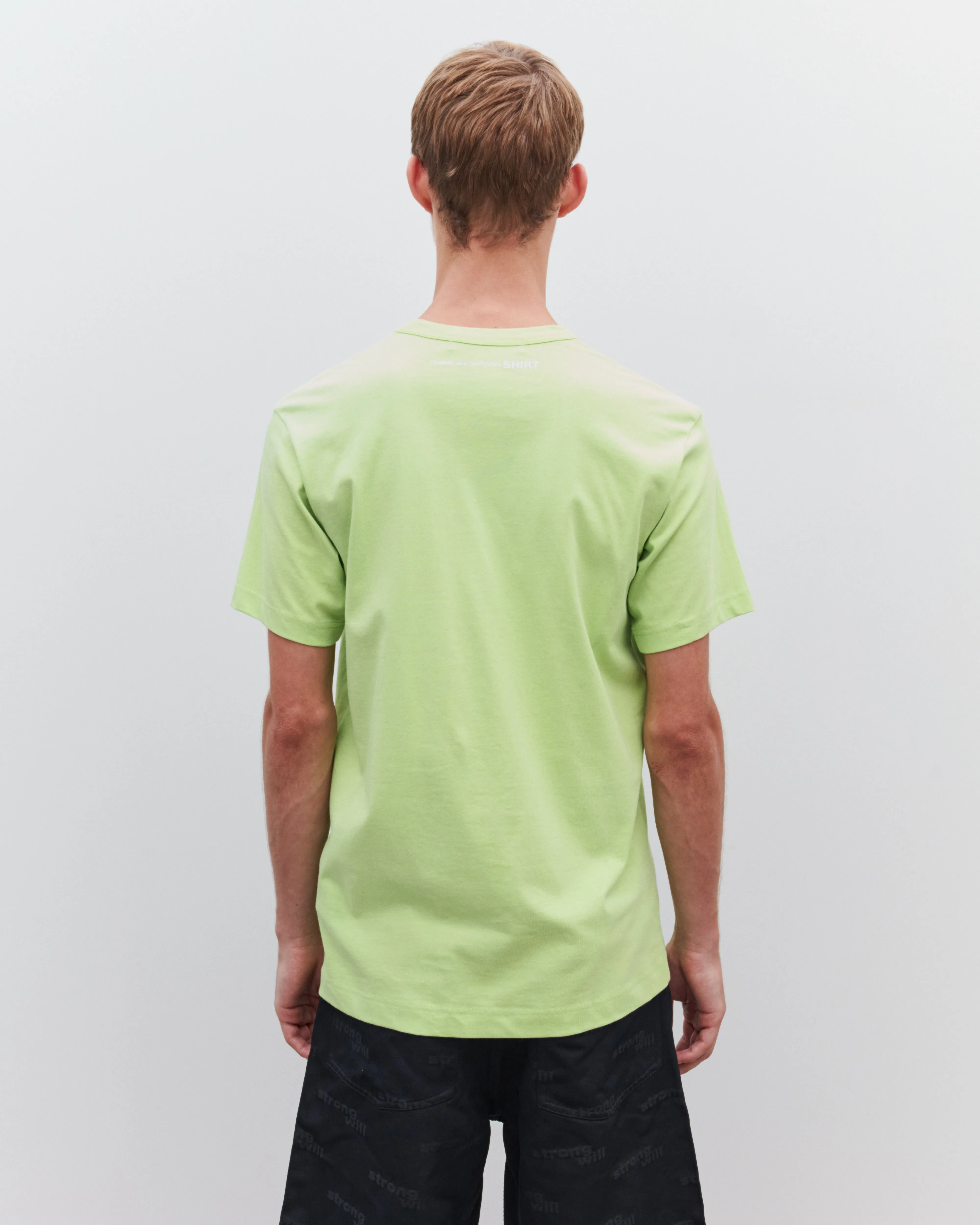 CDG Shirt Men's Logo T-Shirt  Green