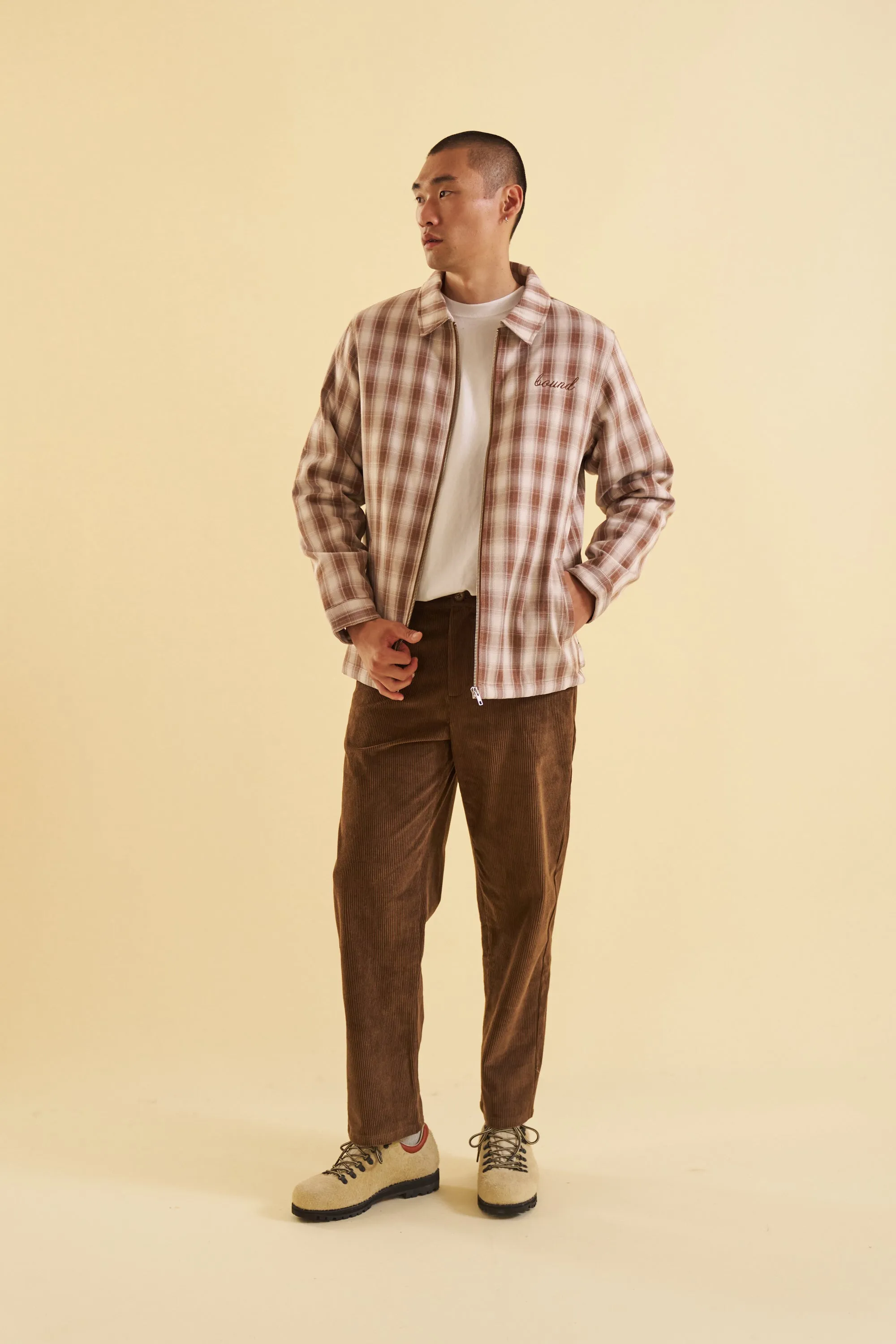 CEDAR BROWN CORDUROY TROUSERS