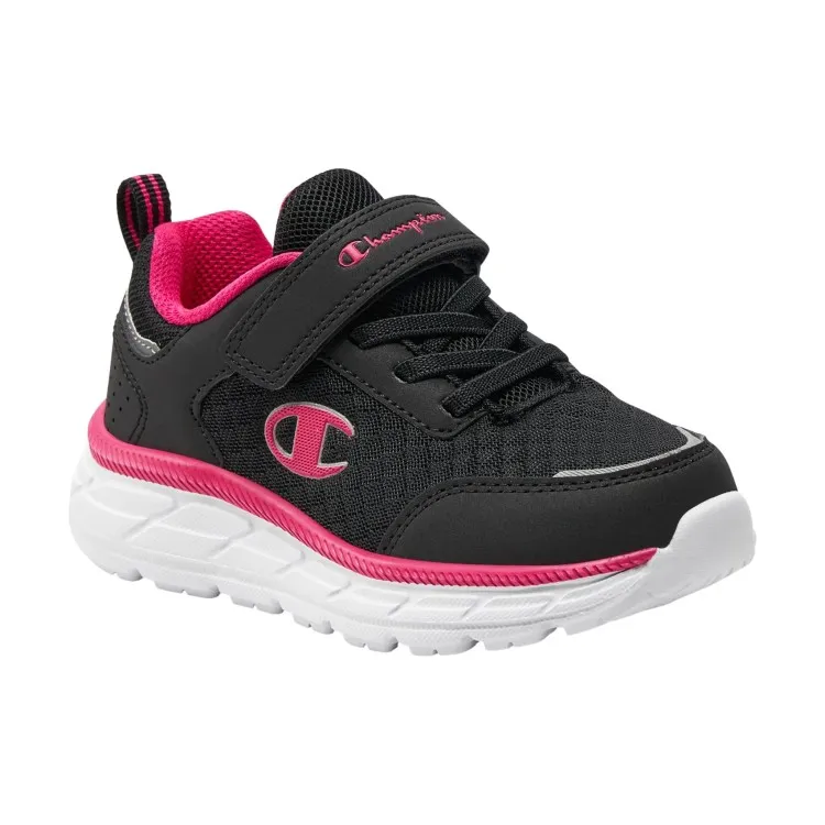 Champion Bambino Nero Rosa Sneakers FX III S32879