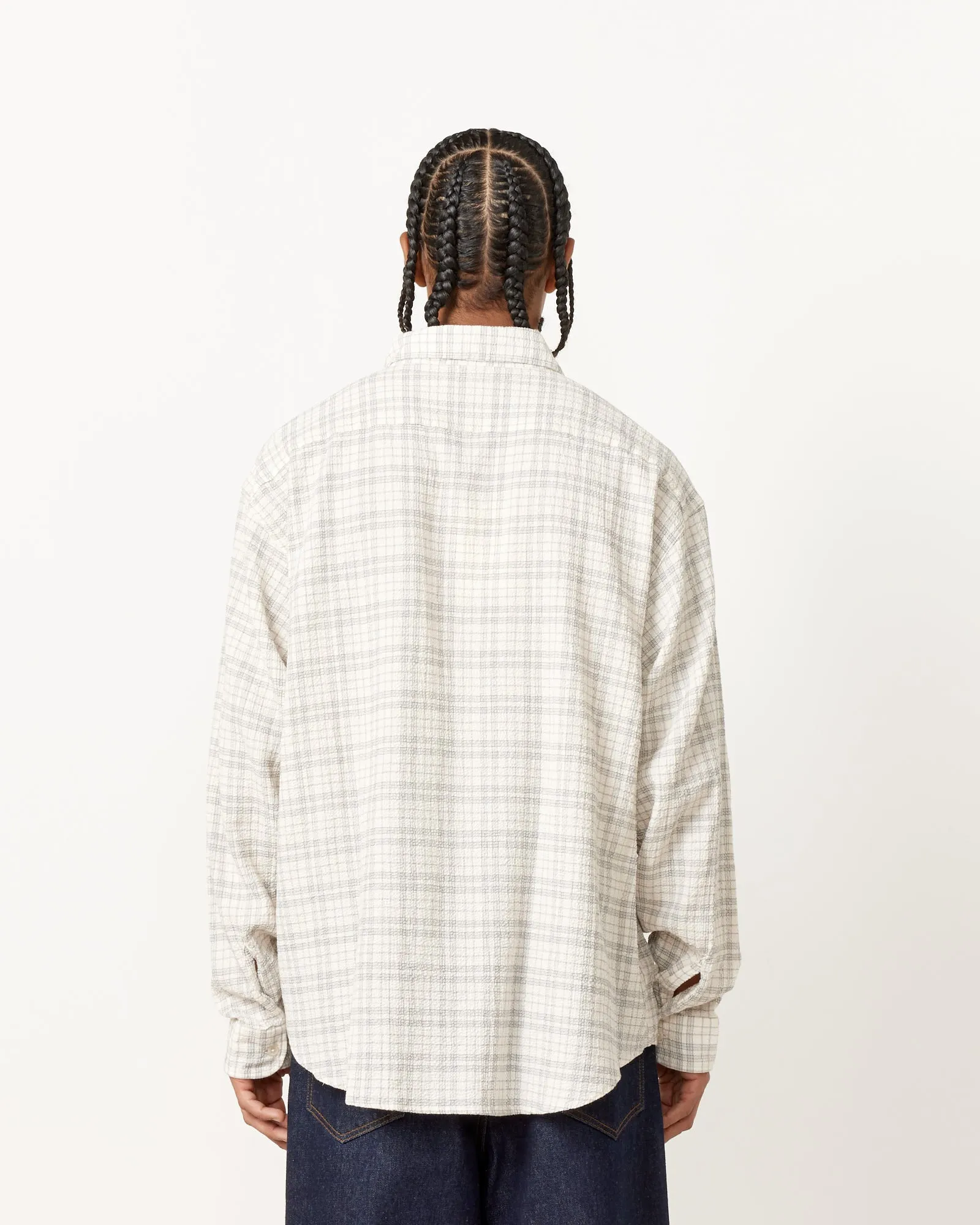 Exact Seersucker Checkered Shirt