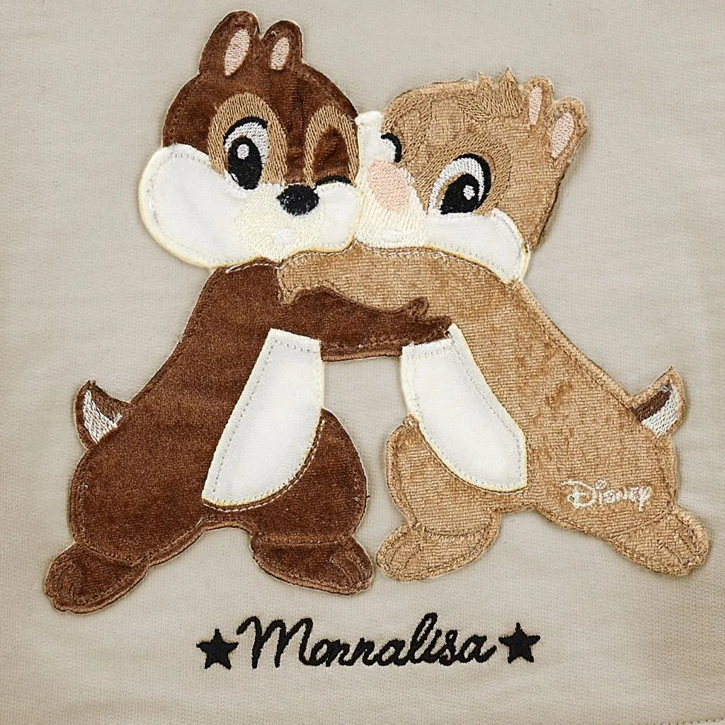 Chipmunk Hug Beige Sweatshirt